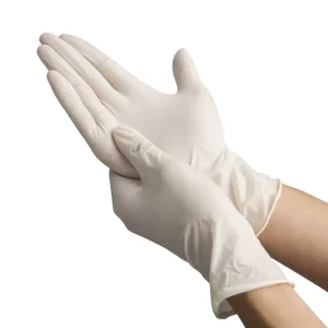 Disposable Medical Latex Exam Kitchen Household Hand Gloves Examination Powdered Rubber Gloves Box