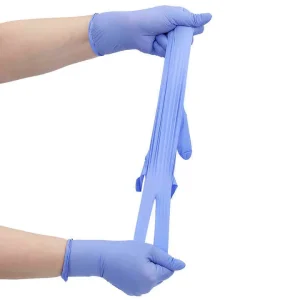 Disposable Nitrile Exam Gloves 9 Inch 3.5 Mil Powder Free EN ISO 374 Type B Latex & Silicone Free Non Sterile