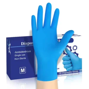 Disposable Nitrile Gloves High Purity Latex Powder Free AQL1.5 CE EN455 510K Cleared Medical Exam & Food Grade Compliant