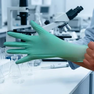 Disposable Powder Free Latex Examination Gloves Medical Grade Non Sterile Natural Rubber Exam Gloves EN455 CE OEM