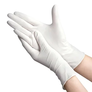 Disposable Sterile Natural Rubber Surgical Latex Gloves Powdered CE Approved Surgical Gloves For Medical Operation Dental Use