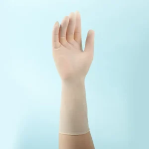 Disposable Sterile Surgical Rubber Gloves Anti Slip Textured Medical Operation Hand Gloves