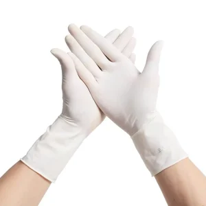 Disposable Synthetic Composite Nitrile Gloves Thickened Latex Rubber Wear Resistant Powder Silicone Free for Cleaning Labor