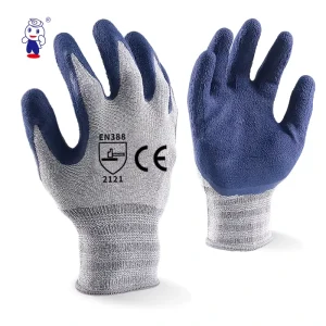 Dongfanghong CE Certified Firm Grip Anti Slip Construction Gloves One Size Fits All Factory Rubber Material Safety