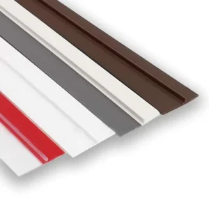 Door Bottom Seal Strip Soft Hard Composite PVC Anti theft Window Glass Door Windproof Waterproof Screw Installation