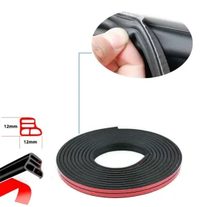 Door Rubber Strip Seals EPDM Foam Anti Sponge Rubber Seal Strip Profile Car Windshield Soundproof Rubber Seal Strip