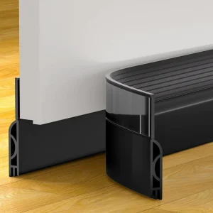 Door Slit Bottom Sealing Strip Self adhesive Sound Insulation Anti theft Gap Baffle Glass Door Rubber Strip Window Windbreak