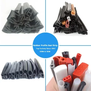 Door Window Rubber Strips Sealing Waterproof Dustproof Weather Resistant Silicone Extrusion