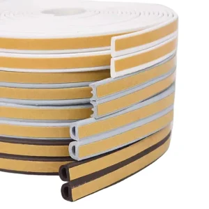 Door Window Sealing Strips Bedroom Door Gap Anti-Collision Soundproof Dustproof Impact-Resistant Rubber Strip