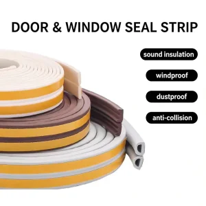 Door and Window Composite EPDM Rubber Strips for Windproof and Dustproof Sealing