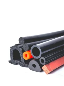 Doors and Windows Silicone Water Retaining Rubber Seal Strip Curtain Separation Sealing Strip with Moulding Processing Service
