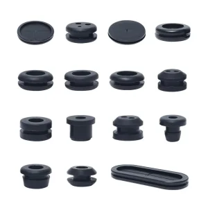 Double-Sided Rubber Grommet Protective Coil Cable Wire Sleeve Dustproof Outlet Ring Waterproof Seal