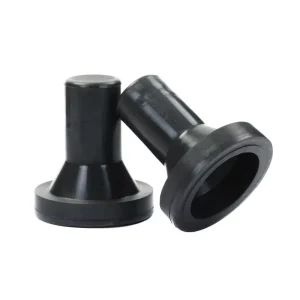 Drilled Rubber Stopper Silicone Rubber Tube End Plug
