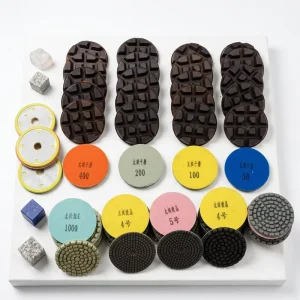Dry Wet Resin Bond Diamond Polishing Pads Round Grinding Discs for Marble Granite Stone Floor Sanding