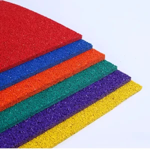 Durable EPDM Rubber & Plastic Granules for Eco Friendly Shock Absorption Outdoor Sports Flooring System