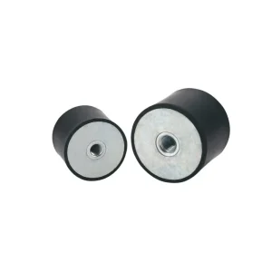Durable Natural Rubber Shock Absorber with Internal Threads at Both Ends for Medical Equipment