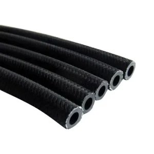Durable Oil Resistant EPDM Rubber Hose Black Fiber Braid Reinforced Customizable Shapes Free Samples CE Certified Automotive