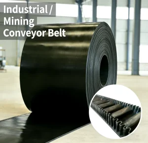 Durable Rubber Conveyor Belts Including Side wall Type and Other Types Are Suitable for Industrial and Mining Applications