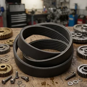 Durable Rubber Power Transmission System With Multi Rib Flexible Structure Poly V Belt for Mechanical Industry