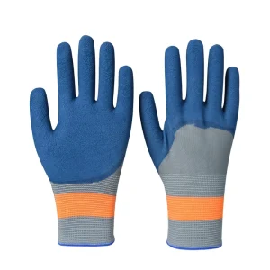Durable Thickened Anti Slip Wear Resistant Construction Site Work Rubber Labor Protective Gloves