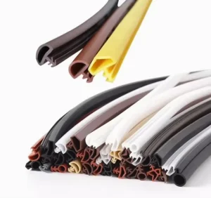 Durable Twist Deformation Safe UV Resistant Waterproof Soundproof Rubber Sealing Strip Modern Closet Doors Bathrooms Bedroom