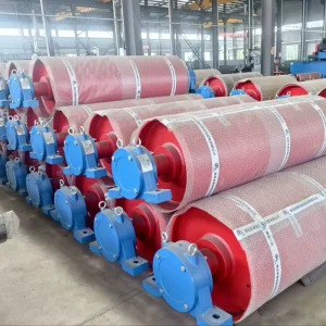 Dust Heat Resistant ISO Steel Rubber Drive Tail Pulley Roller Conveyor Other Material Handling Equipment Zigzag Conveyor System