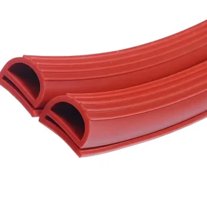 E Shape Food Grade Odorless Eco Friendly Solid Silicone Rubber Strip for Kitchen Appliance Sealing and Insulation Use