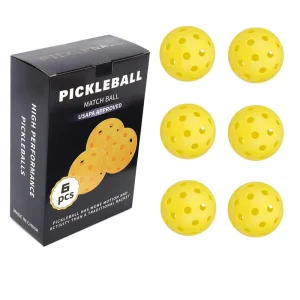 EB13 SPORT 4pcs Color Box Rotational X ACE40 Pickleball Balls Outdoor 40 Holes USAPA Approved Custom LOGO Pickle Ball