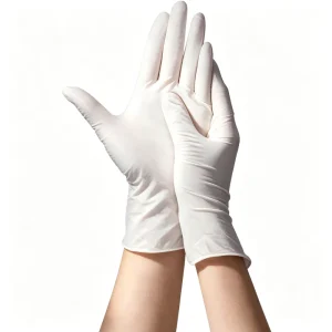 EO Sterilized Powdered Natural Rubber Latex Surgical Gloves Individual Pack Disposable Medical Operation Gloves