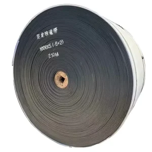 EP Heavy Duty Mpa 18 Black Rubber Conveyor Belt for Mining Cement Steel Plant