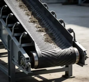 EP Polyester Chevron Rubber Conveyor Belt, Waterproof, High-Adhesion, Heat-Resistant
