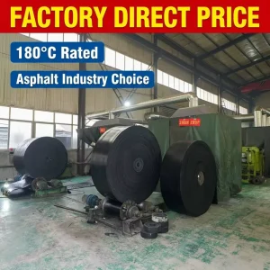 EP200 EP400 Heat Resistant Conveyor Belt 180C 350F for Asphalt and Foundry Industry