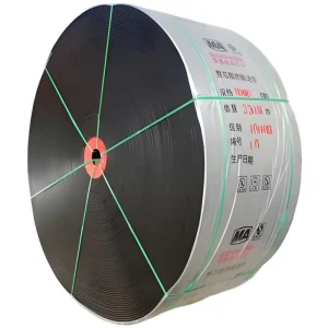 EP400 Abrasion-Resistant Flat Rubber Conveyor Belt for Stone, Limestone, and Granite Conveying