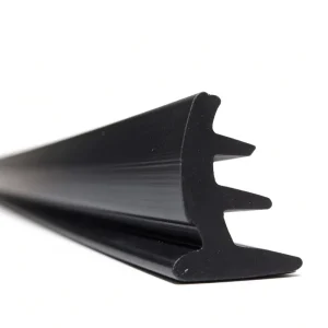 EPDM Black Glass Inner-Type Door and Window Sealing Strip Windproof Shockproof Customizable Size Cutting Service