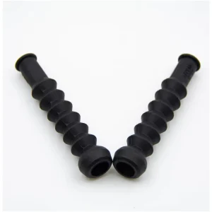 EPDM Car Wiring Protective Sleeves Custom Molded Rubber Corrugated Grommets for Automotive Wire Harness Protection IATF16949