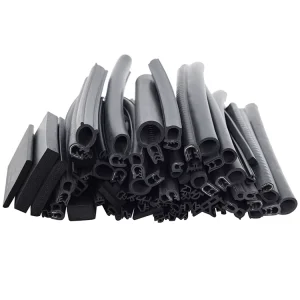 EPDM Composite Rubber and Steel Sealing Strip for Automobiles, Windproof Crash-Resistant Weatherproof Trim