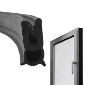 EPDM Composite Sealing Strip for Aluminum Doors & Windows Waterproof & Dustproof Eco-friendly Rubber Gasket with Cutting Service