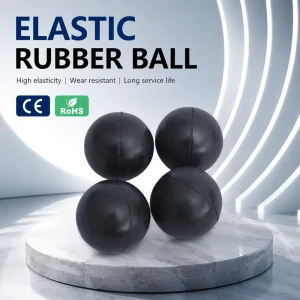 EPDM Elastic Rubber Ball Industrial Rubber Sphere Weather Resistant Custom Molded Rubber Parts OEM Service