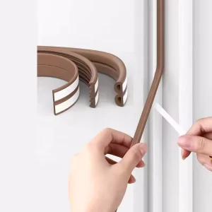 EPDM Flat Window Rubber Seal Self-Adhesive EPDM Extrusion Door Rubber Sealing Tape Strip