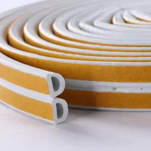 EPDM Foam Adhesive Door Rubber Seal Strip, Anti-Dust Weatherstrip