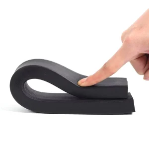 EPDM Foam Rubber Door and Window Sealing Strip, Soundproof and Shock-Absorbing