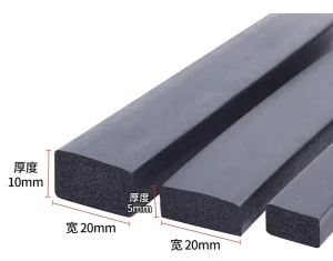 EPDM Foamed Sealing Strip Sponge Strip Square-Shaped Motor Cabinet Door Rubber Sealing Strip