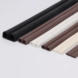 EPDM H-Shape and D-Shape Foam Rubber Sealing Strips for Doors and Windows Windproof Dustproof