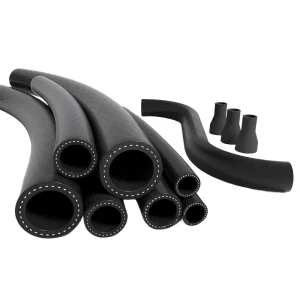 EPDM Low-Pressure Clamped Rubber Hose for Automotive Heater and Engine Water Tank Coolant Systems, Black