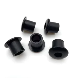 EPDM NBR T-Shaped Rubber Bushing Stopper with Hole Custom Molded Rubber Sleeve for Industrial Sealing
