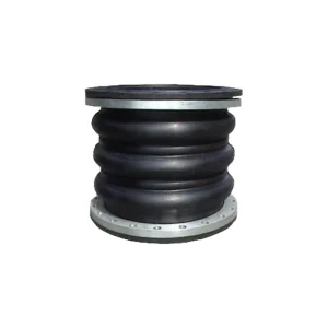 EPDM NR NBR IIR Double Ball Rubber Bellows Pipeline Expansion Joint Coupling