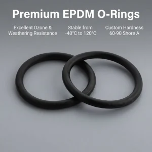 EPDM O-Ring Chemical-Resistant Sealing Ring for Wastewater Treatment and Sewage Plant Infrastructure