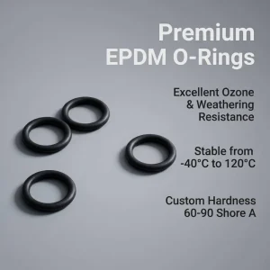 EPDM O-Ring Weatherproof Rubber Sealing Ring for Railway Signaling and Transportation Infrastructure