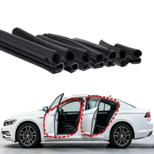 EPDM Rubber Car Door Seal Strip Window Weatherstrip Soundproof Noise Insulation Waterproof Dustproof Edge Guard