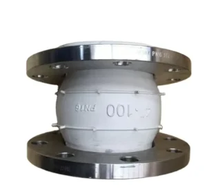EPDM Rubber Expansion Joint Food Grade Rubber with SS304 Flange Hypalon Rubber Bellow with Carbon Steel Flange Customized Length